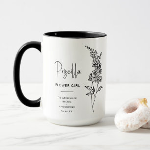 July Flower Girl   Larkspur Birth Flower Mug