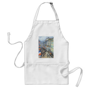 July Fourteenth, Rue Daunou by Childe Hassam Standard Apron