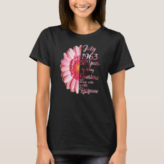 July Girl 1963 58th Years Old Sunshine Birthday 1 T-Shirt