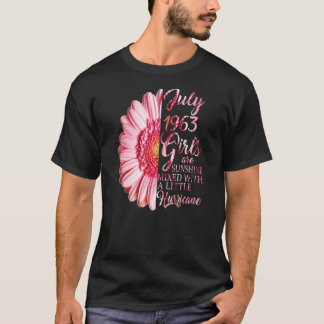 July Girl 1963 58th Years Old Sunshine Birthday T-Shirt