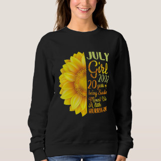 July Girl 2002 20 Years Of Being Sunshine Mixed A  Sweatshirt