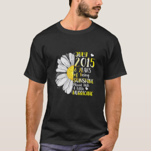 July Girl 2016 5 Years Old 5 Sunshine Birthday T-Shirt