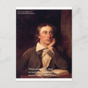 july john keats credits postcard