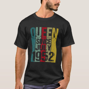 July Queens 69Th Birthday 69 Years Old Made In 195 T-Shirt