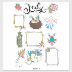 July Sticker Sheet – Fun in the Sun