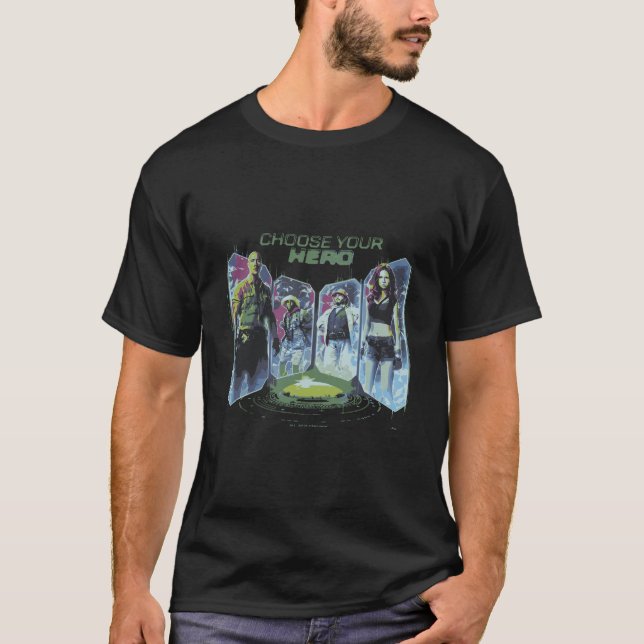 Jumanji The Next Level Choose Your Player T-Shirt (Front)