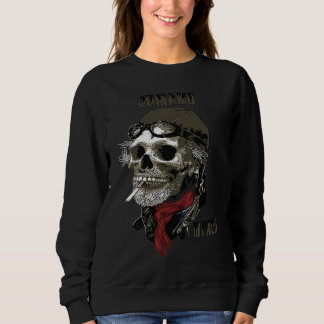 Jumano American Indian Tribe Motorcycle Biker Old  Sweatshirt