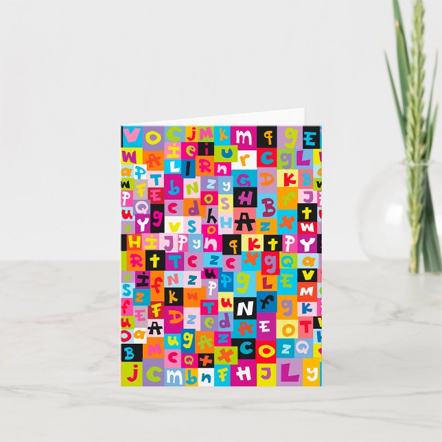 Jumble Alphabet Pattern Card (Creator Uploaded)