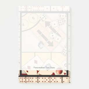 Jumbled Assortment of Games of Chance Post-it Notes