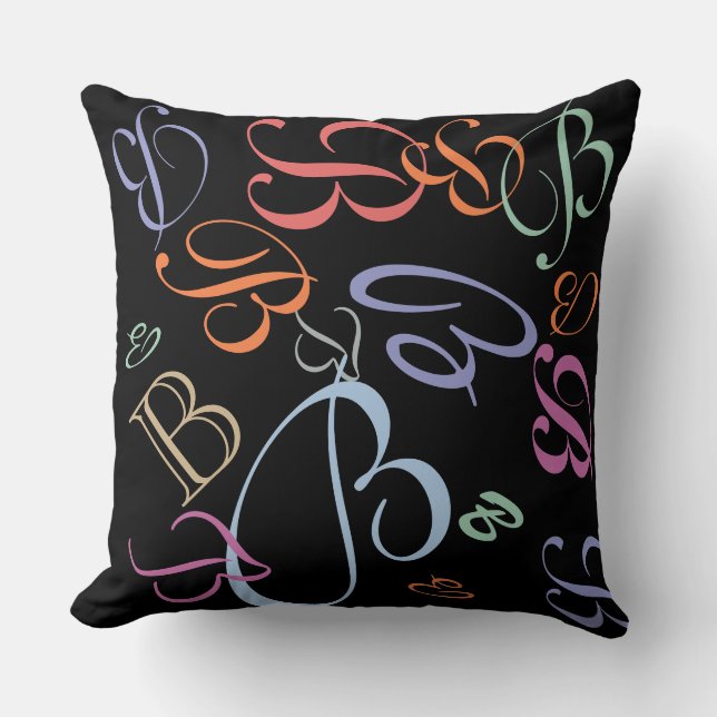Jumbled CHANGE the MONOGRAM Spring Colours 2014 Cushion (Front)