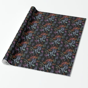 Jumbled CHANGE the MONOGRAM  Spring Colours 2014 Wrapping Paper
