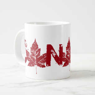 Jumbo Canada Coffee Cup Mug Cool Retro Canada Cup