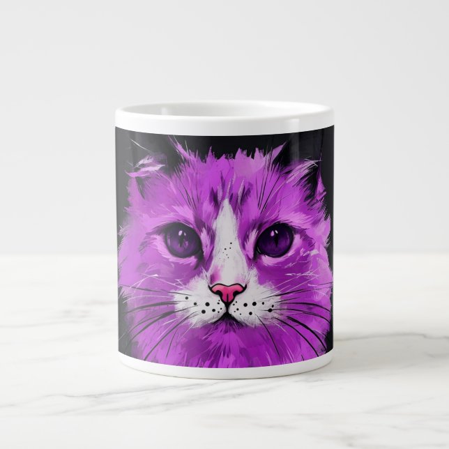 Jumbo Cat Coffee Mug (Front)