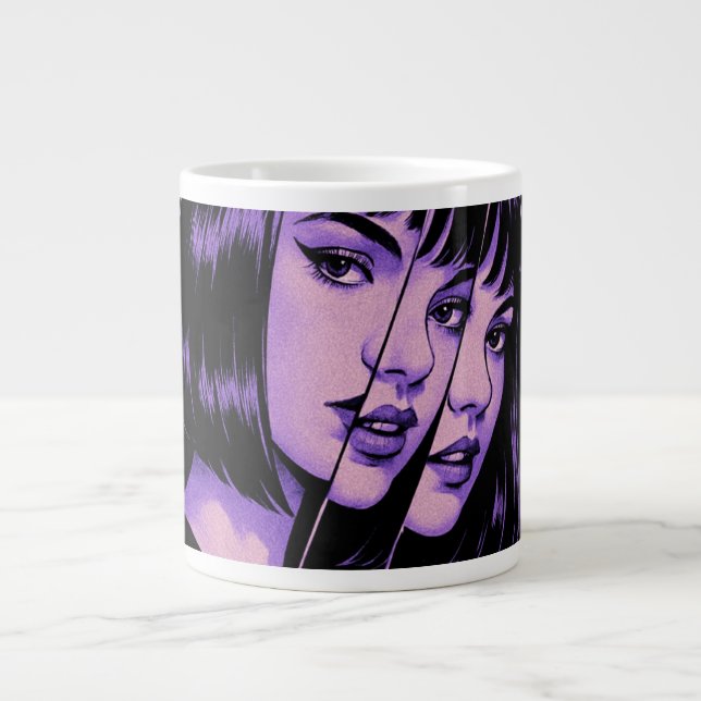 Jumbo Coffee Mug 20oz Extra Large Ceramic Cup (Front)