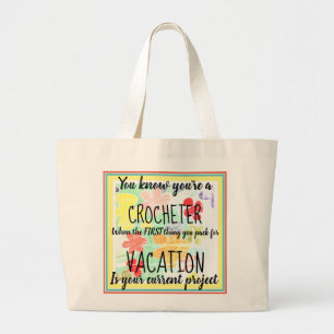 Jumbo Crochet Tote Bag