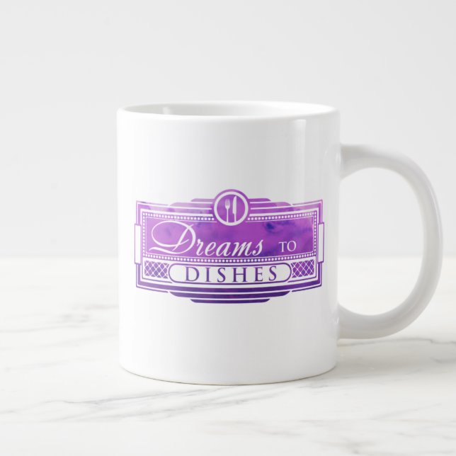 Jumbo Dreams to Dishes Mug (Right)