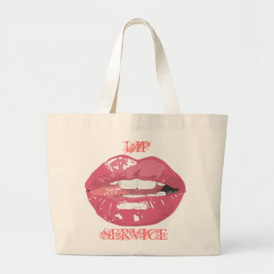 JUMBO FASHION TOTES - LIP SERVICE - STYLE - BEACH