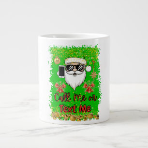 Jumbo Funny Santa Mug 