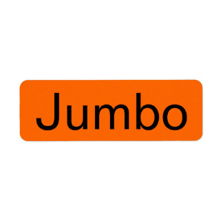 Jumbo Grocery Orange Tag