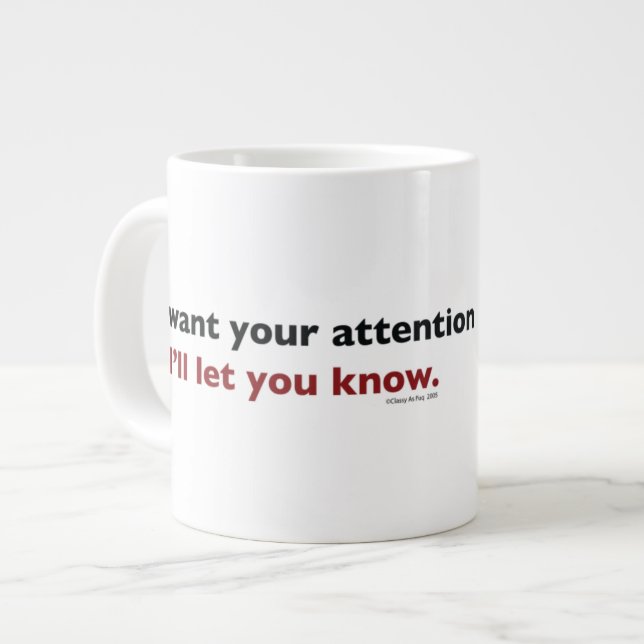 Jumbo Mug (Front Left)