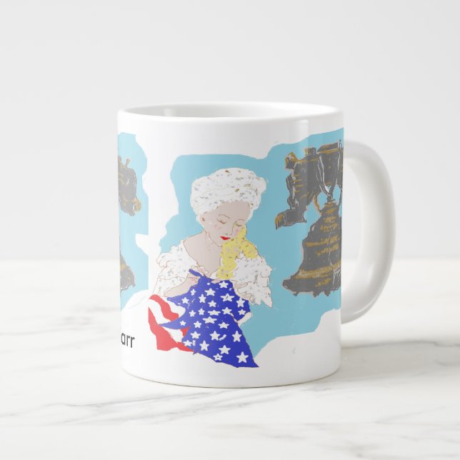 Jumbo Mug 4Th of July (Front Right)