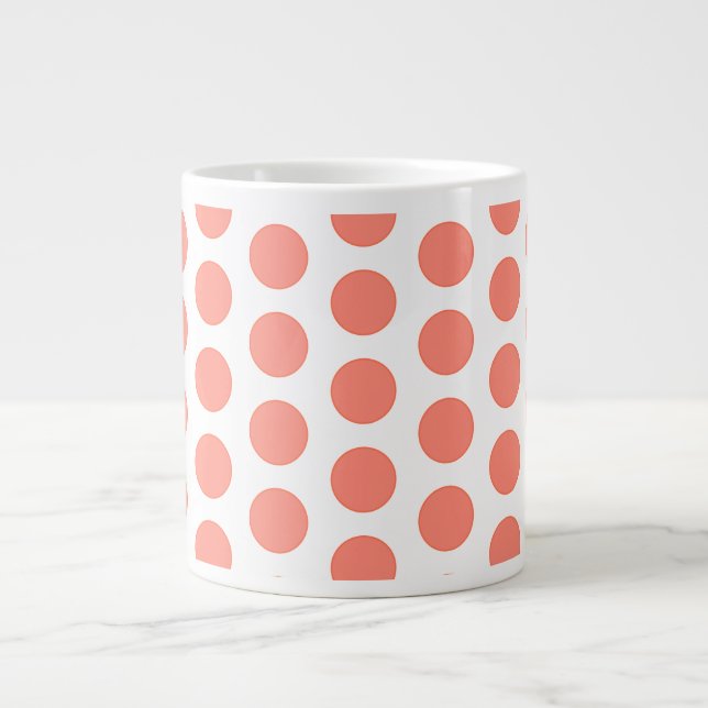 Jumbo Mug-Polka Dots   Coffee Mug (Front)