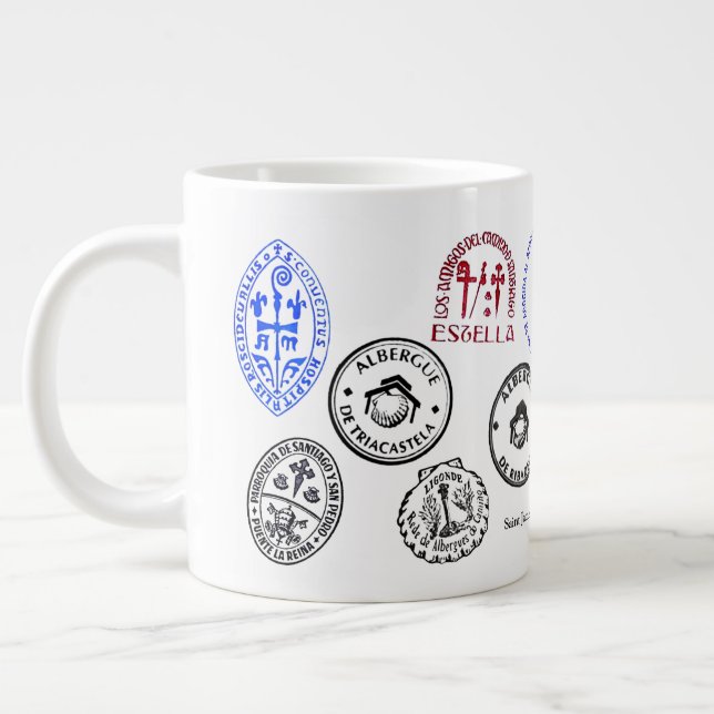 Jumbo Mug Saint James Way (Left)