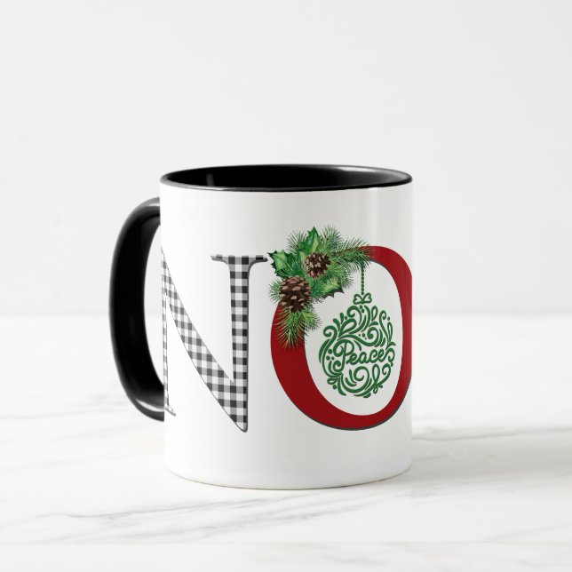 Jumbo NOEL Holidays Mug (Front Left)