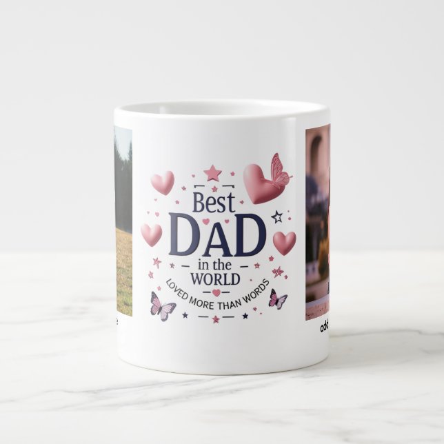 Jumbo Personalised Mug | Oversized Love in Every  (Front)