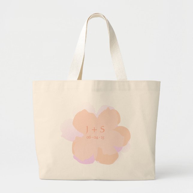Jumbo Popflower Powder Pink Toilet Bag (Front)