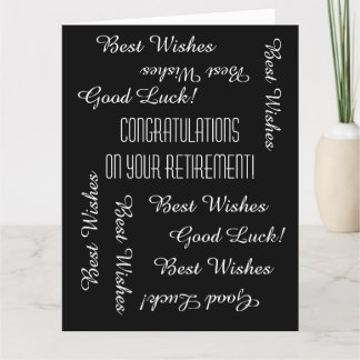 JUMBO Retirement Congratulations from All of Us Card
