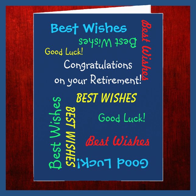 JUMBO Retirement Congratulations from All of Us Card (Creator Uploaded)