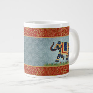 Jumbo Speciality Mug Elephant blue gold india