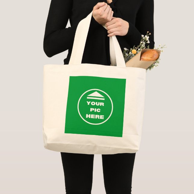 Jumbo Tote Bag - Add Your Image (Front (Product))