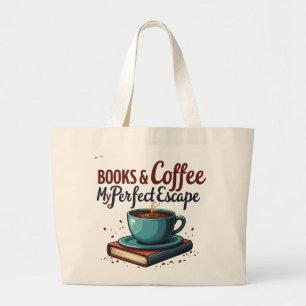 Jumbo Tote Bag for Book Lovers