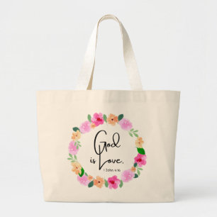Jumbo Tote Bag God is Love