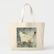 Jumbo Tote RUNNING HEN