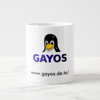 Jumbotasse containing 590 ml large coffee mug