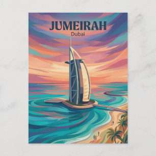 Jumeirah Beach United Arab Emirates Postcard