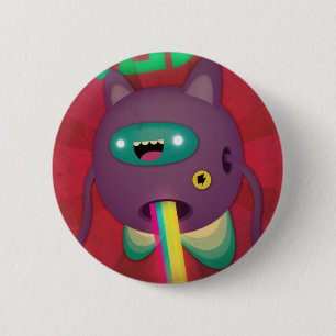 Jump around 6 cm round badge