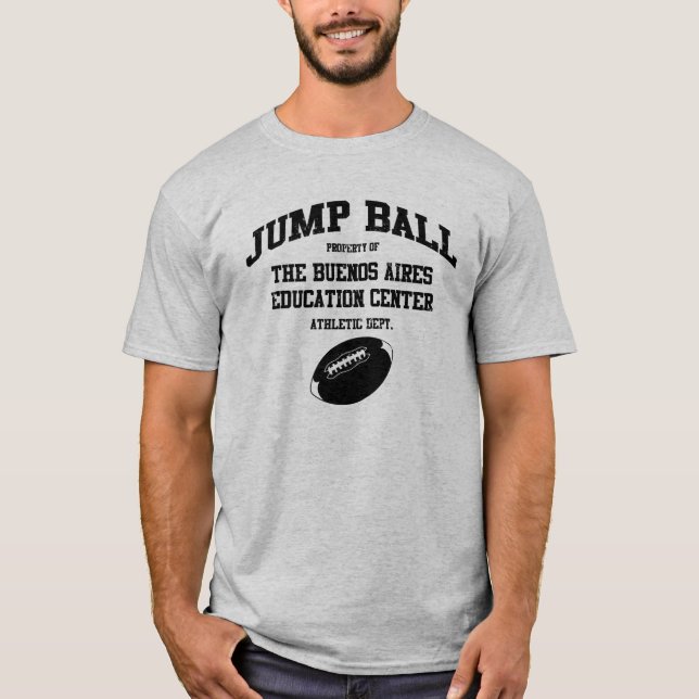 Jump Ball Athletic Tee Grey (Front)