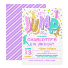 Jump Birthday Invitation Jump Trampoline Party