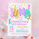 Jump Birthday Invitation Jump Trampoline Party<br><div class="desc">Get ready to leap into an unforgettable celebration with our Jump Birthday Invitation. Let your guests know it's time to jump for joy and join the party with this delightful invitation!

Please email me if you have a question:
oasis1396@gmail.com</div>