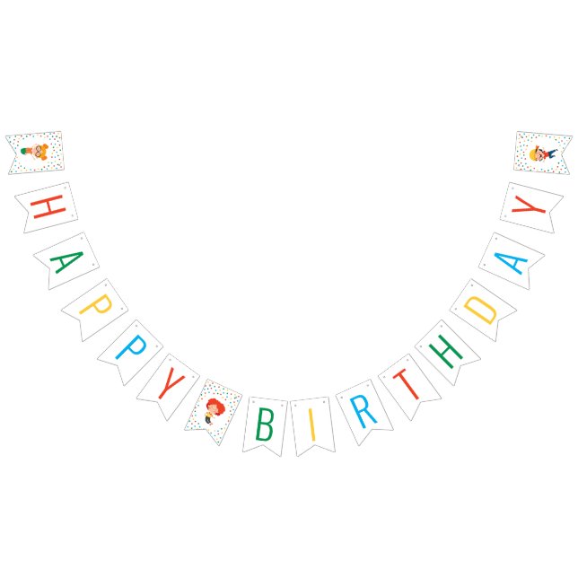 Jump Bounce Play Trampoline Park Party Birthday  Bunting (All)