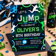 Jump boy's birthday