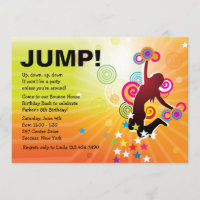 Jump for Joy Bounce House Invitation