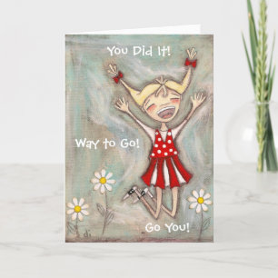 Jump for Joy - Congratulations Card