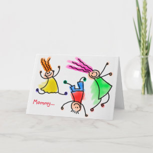 Jump for Joy Mother's Day Card