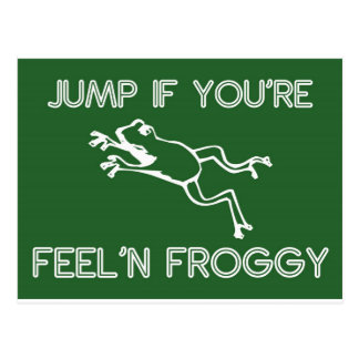 Feeling Froggy Postcards | Zazzle.com.au