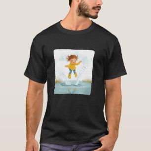 Jump into Fun with this Puddle Jumping Graphic T-Shirt